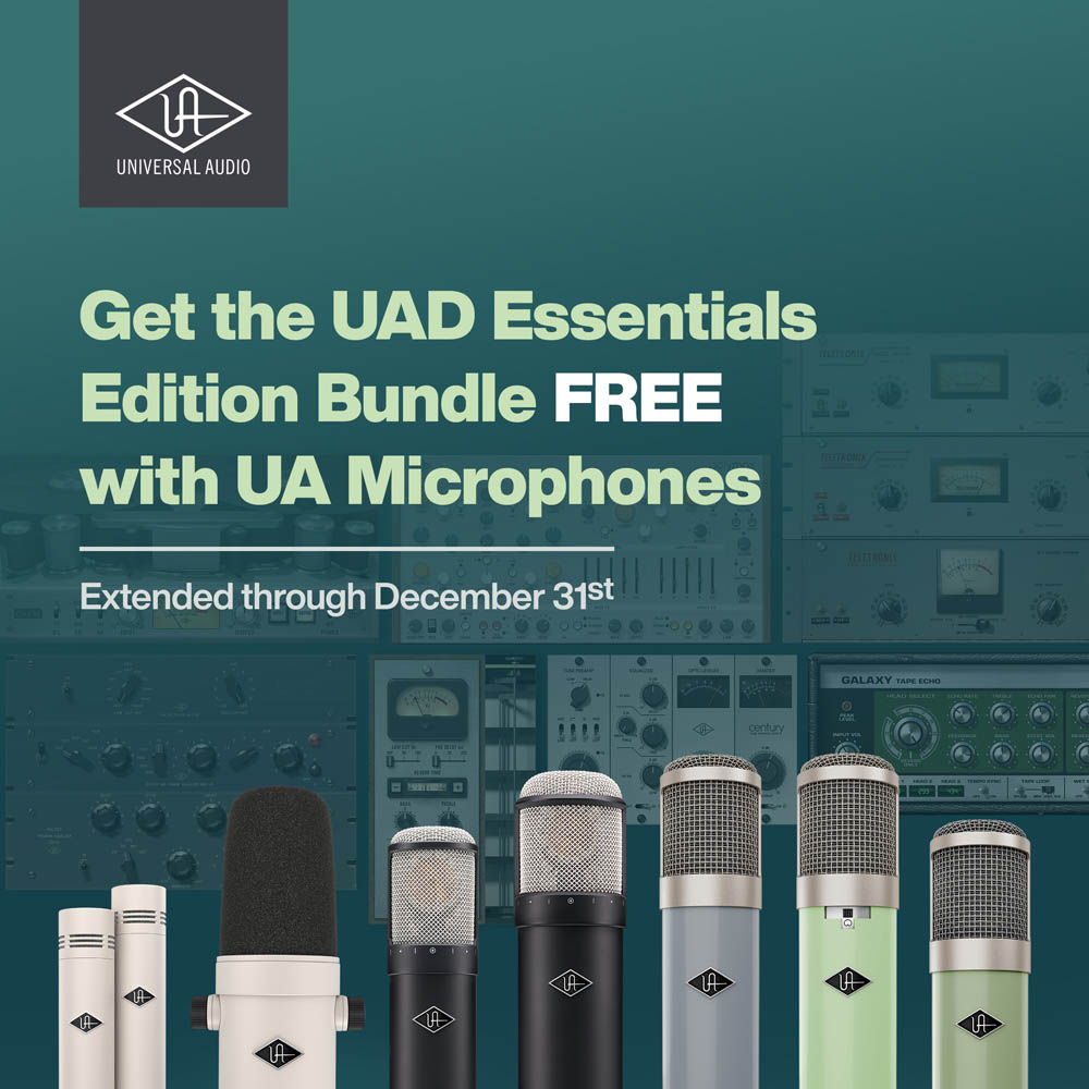 Universal Audio Microphones with essential plugin bundle