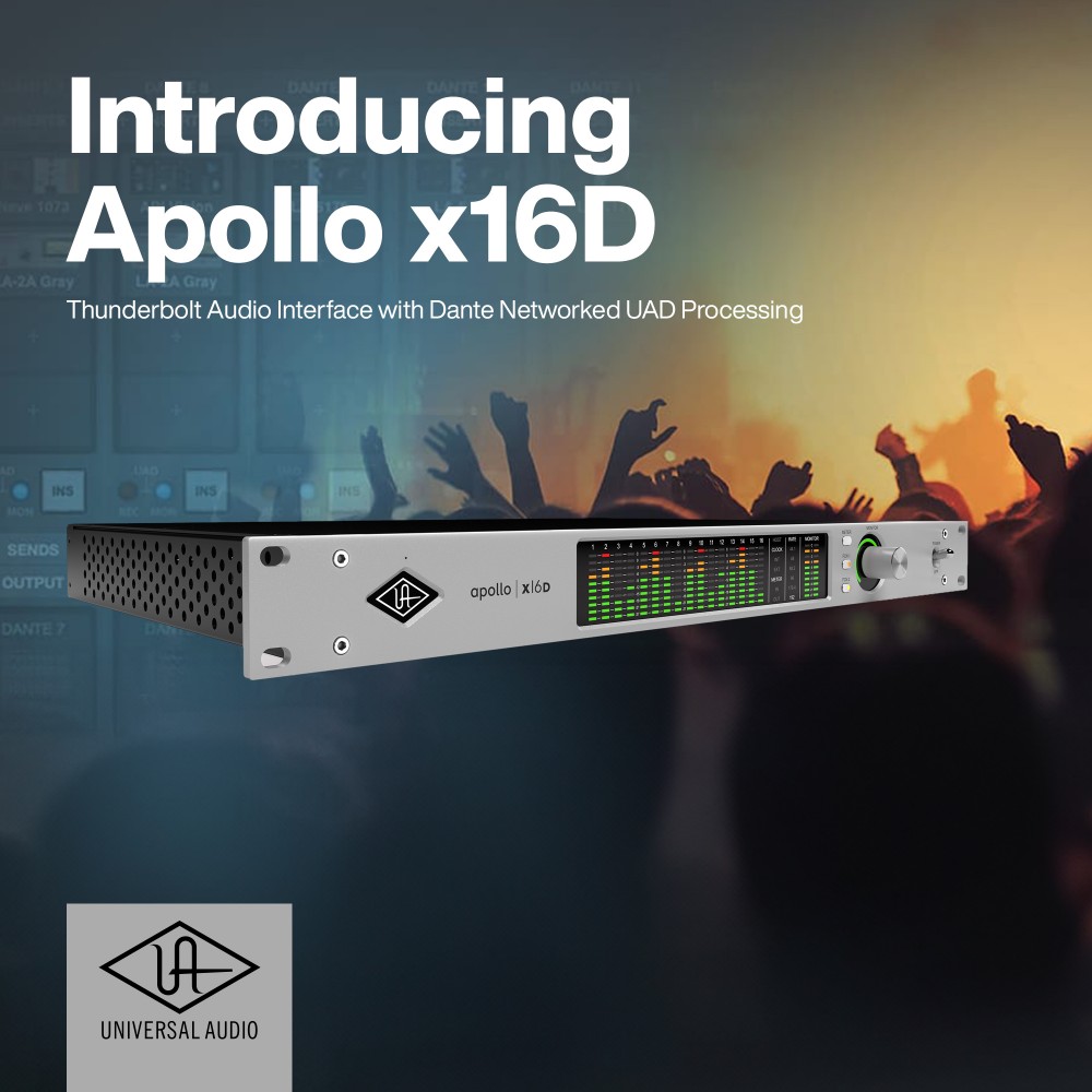 Apollo, Meet Dante®: UA Introduces Apollo x16D Audio Interface